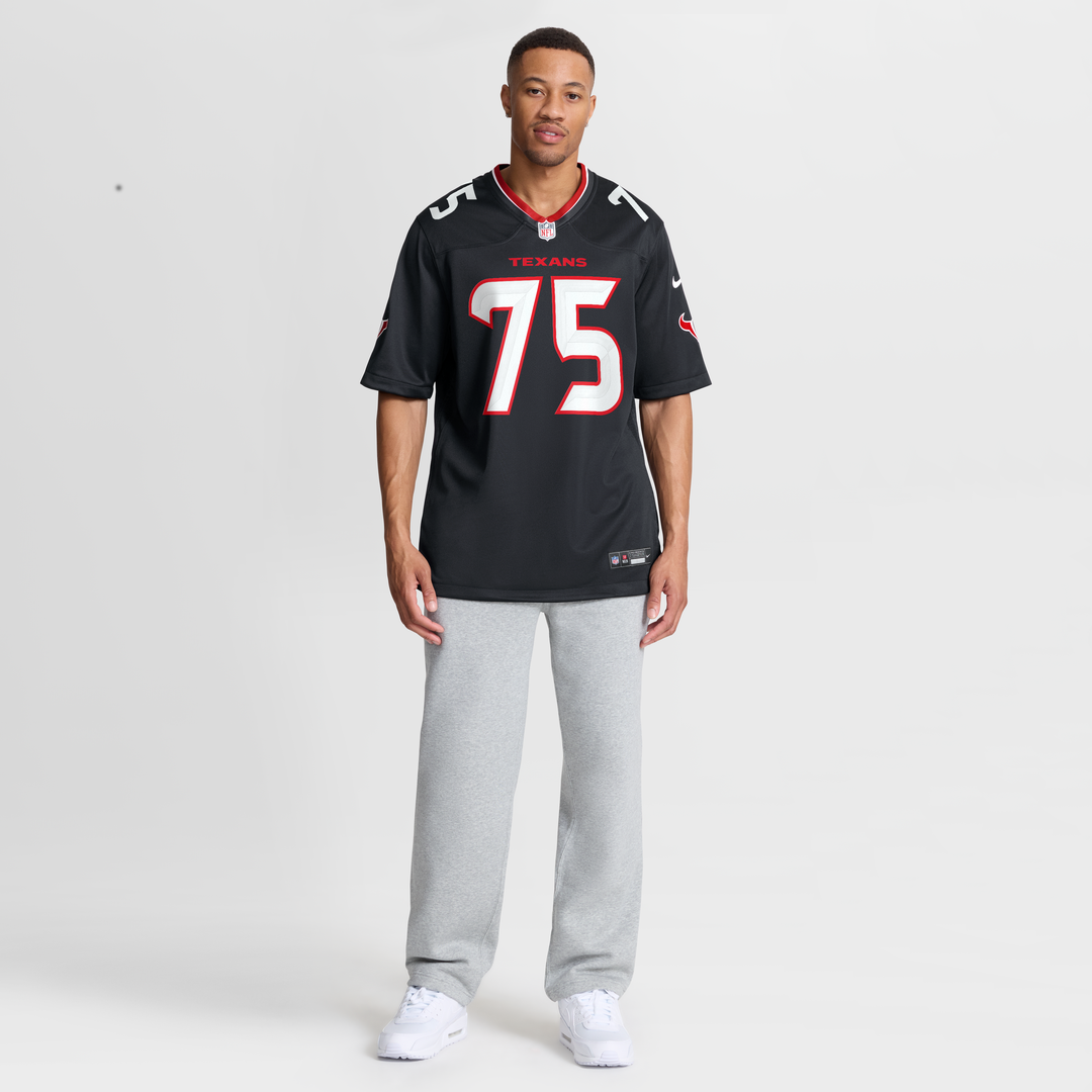 Houston Texans Wyatt Teller Nike Navy Team Game Jersey