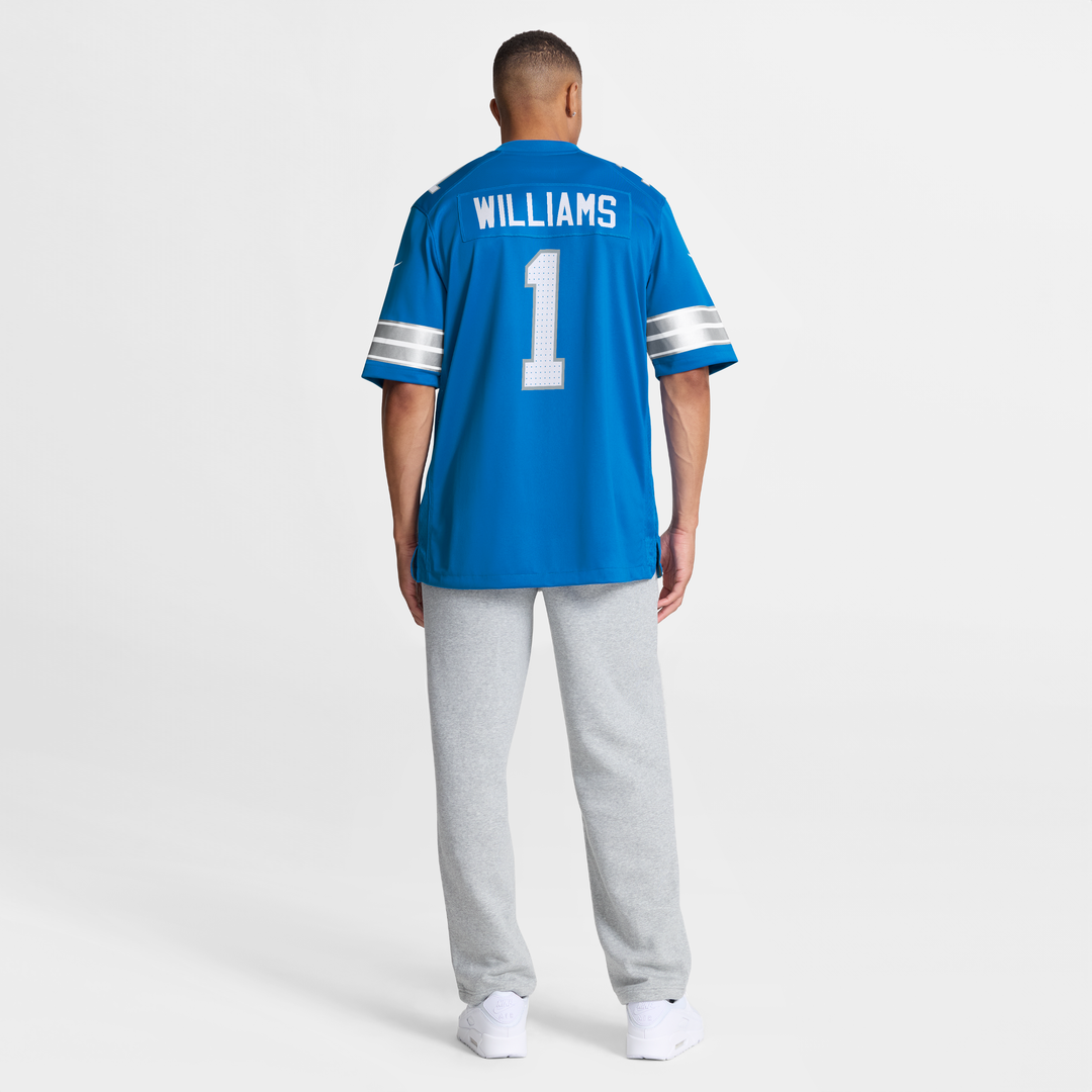 Detroit Lions Jameson Williams Nike Blue Game Player Jersey