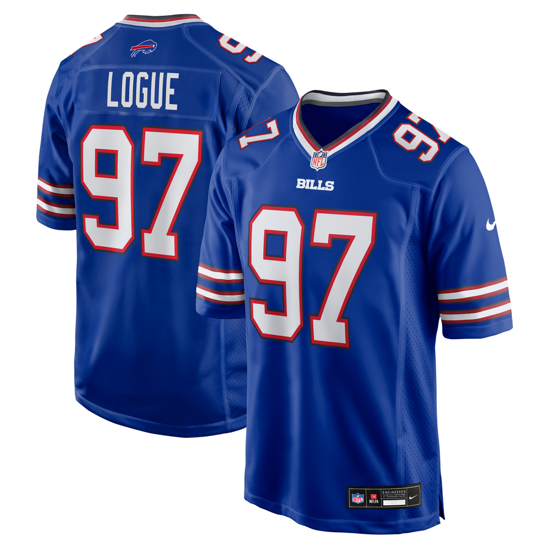 Buffalo Bills Zion Logue Nike Royal Team Game Jersey