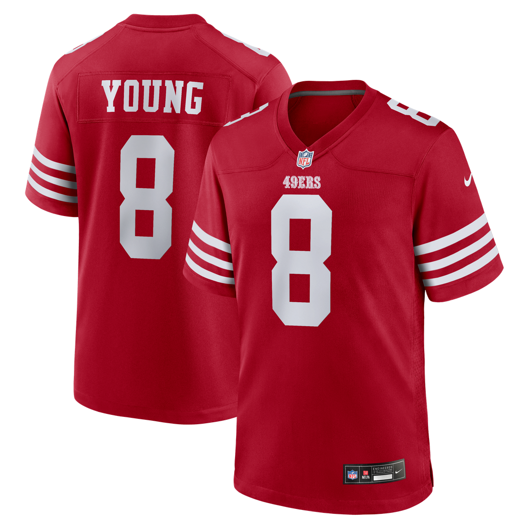 San Francisco 49ers Steve Young Nike Scarlet Retired Player Game Jersey