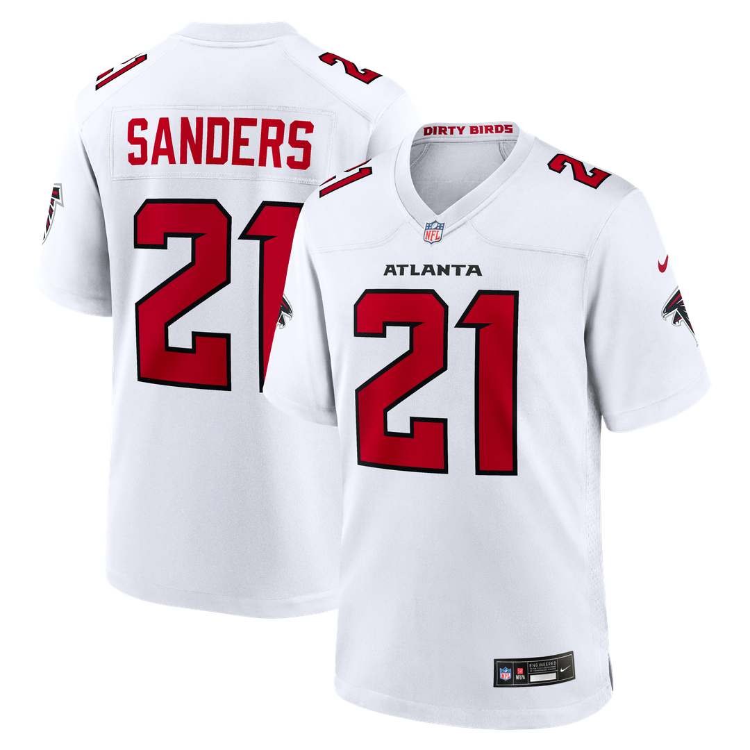 Atlanta Falcons Deion Sanders Nike Red Retired Player Game Jersey
