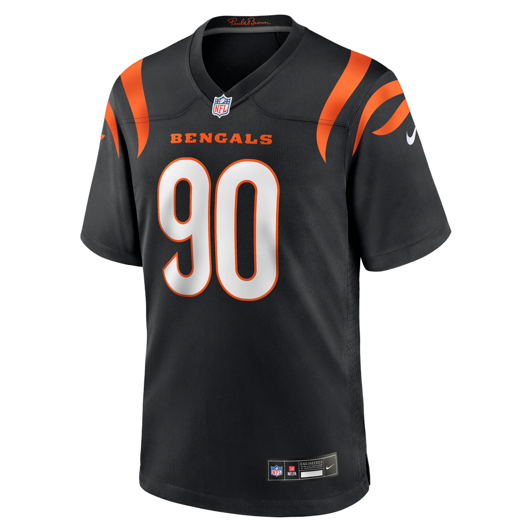 Cincinnati Bengals Owen Carney Nike Black Home Game Player Jersey