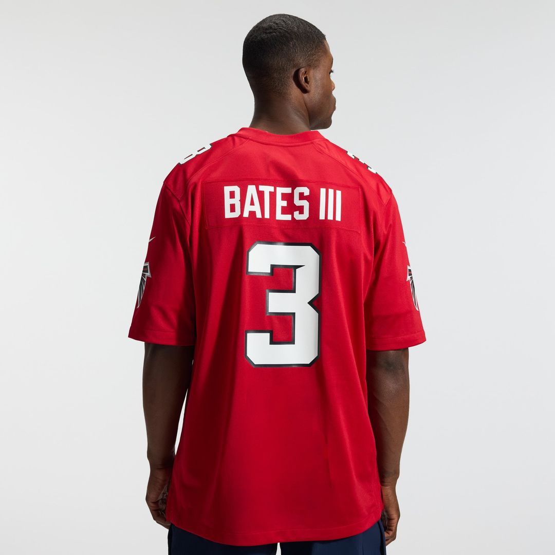 Atlanta Falcons Jessie Bates III Nike Red Game Jersey