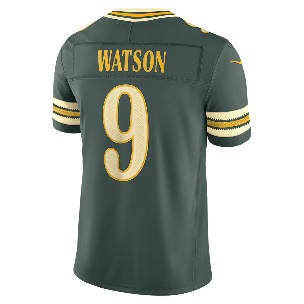 Green Bay Packers Christian Watson Nike Green 2026 Rivalries Collection Stitched Limited Jersey