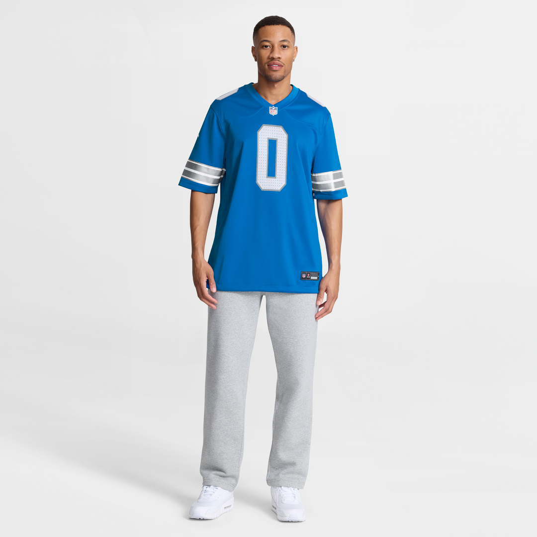 Detroit Lions Jahmyr Gibbs Nike Blue Game Player Jersey