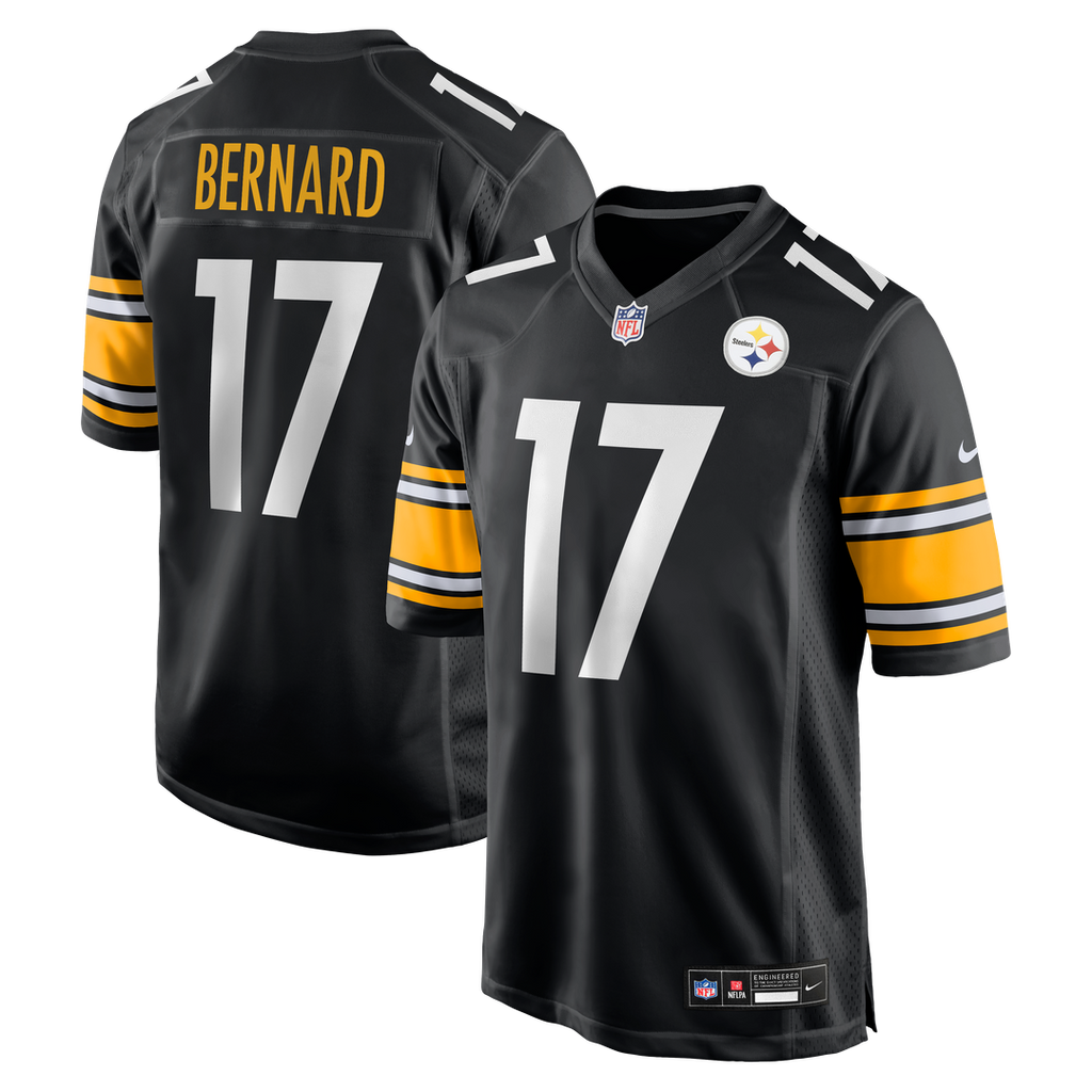 Pittsburgh Steelers Germie Bernard Nike Black Game Jersey