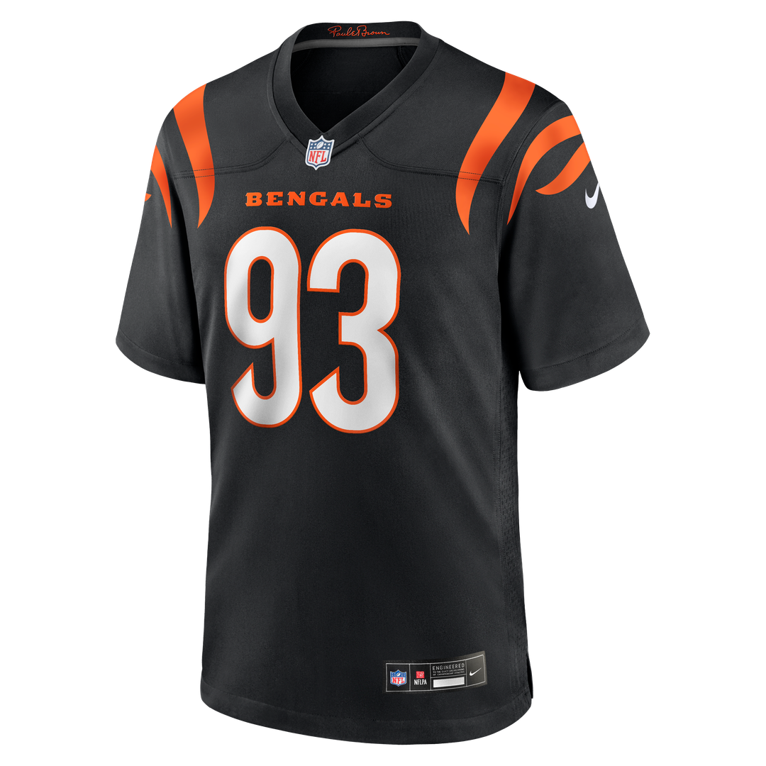 Cincinnati Bengals Jonathan Allen Nike Black Team Game Jersey