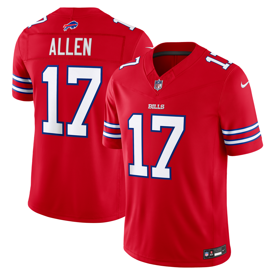 Buffalo Bills Josh Allen Nike Gray Nickel City Vapor F.U.S.E. Stitched Limited Jersey