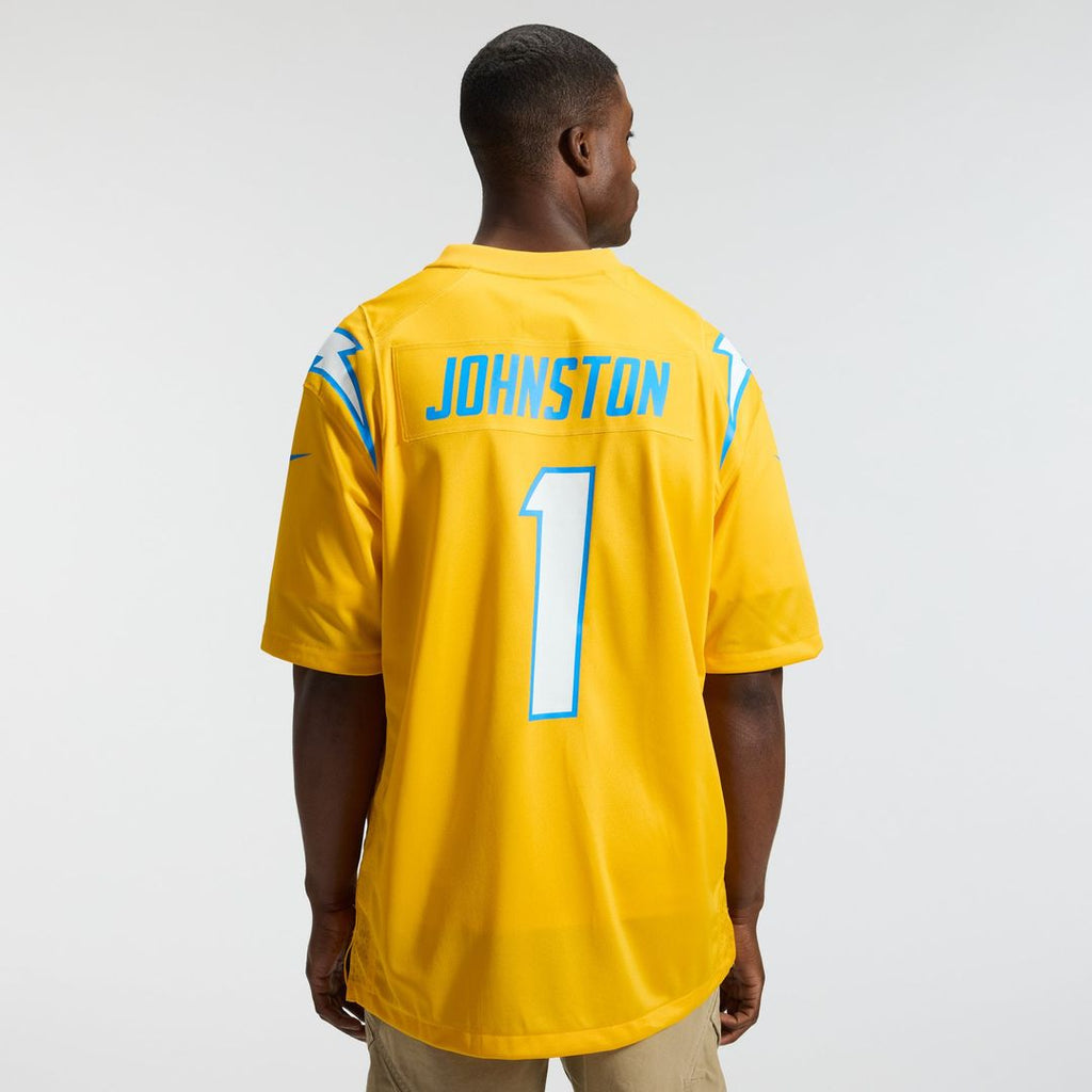 Los Angeles Chargers Quentin Johnston Nike Navy Alternate Super Chargers Game Player Jersey