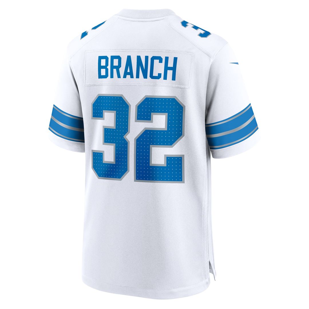 Detroit Lions Brian Branch Nike Blue Game Jersey