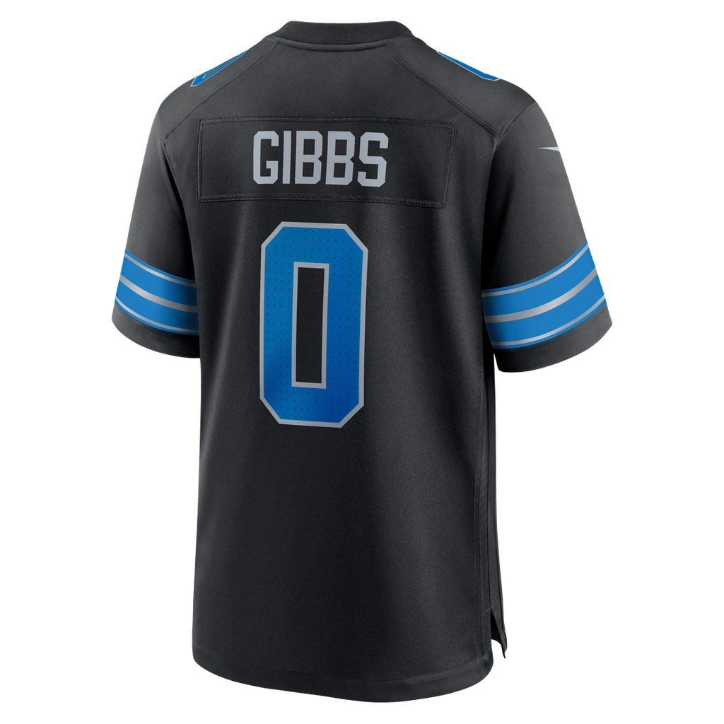 Detroit Lions Jahmyr Gibbs Nike White Game Player Jersey