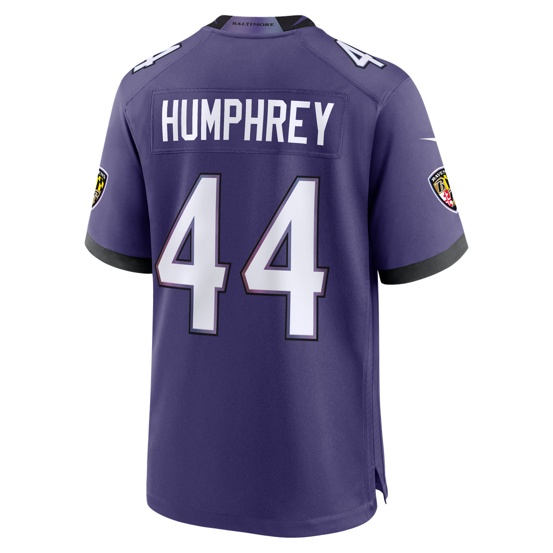 Baltimore Ravens Marlon Humphrey Nike Black Alternate Game Jersey