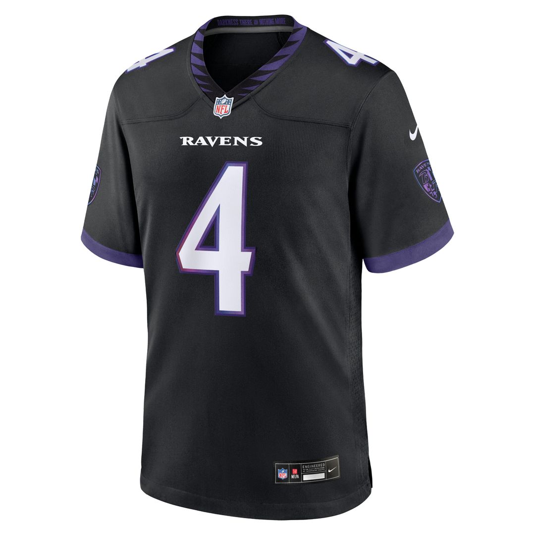 Baltimore Ravens Zay Flowers Nike Purple Alternate Game Jersey