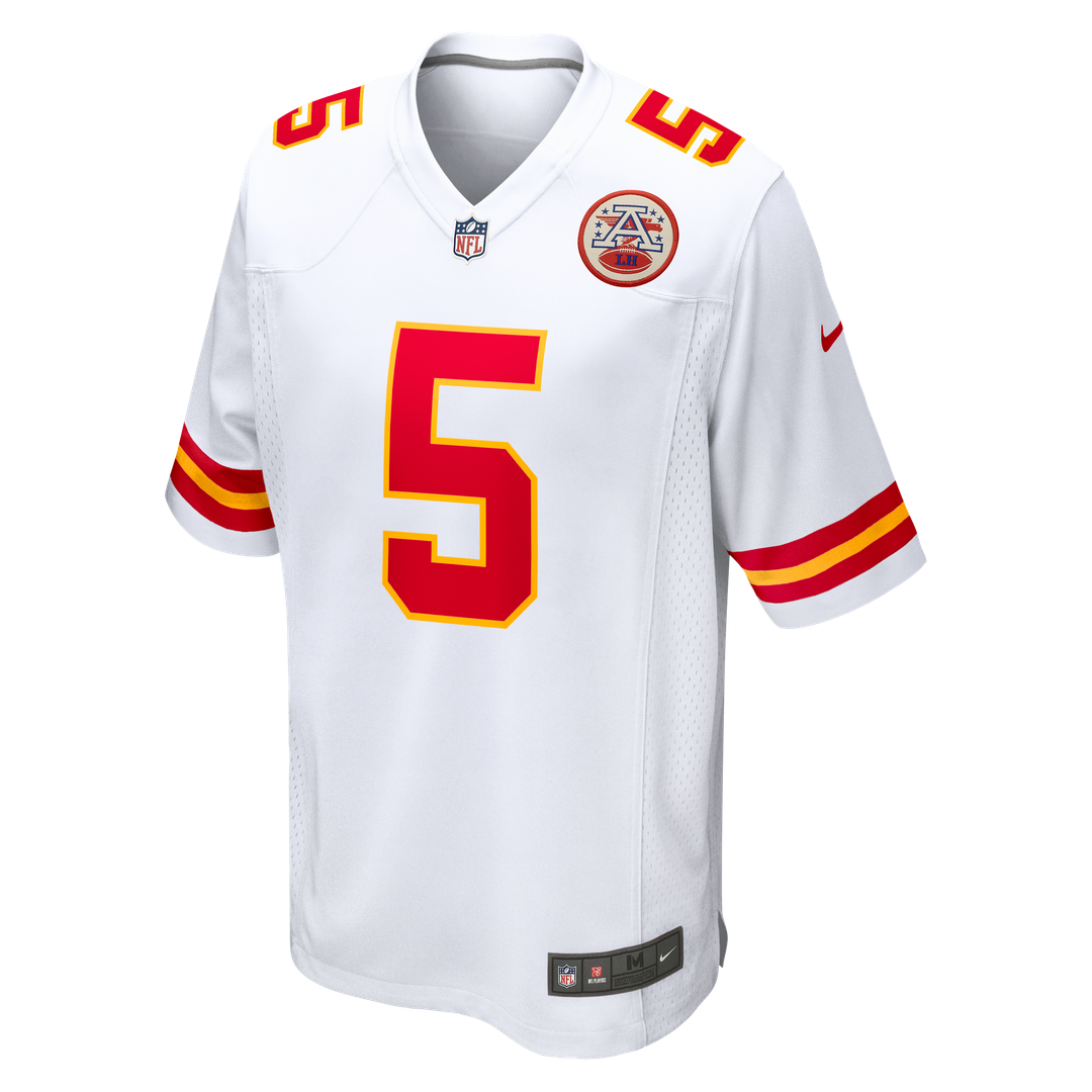 Kansas City Chiefs Mansoor Delane Nike White Game Jersey