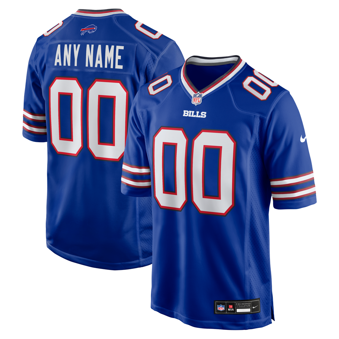 Buffalo Bills Nike White Custom Game Jersey