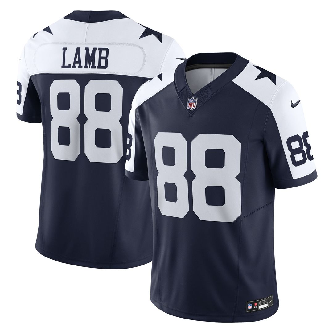 Dallas Cowboys CeeDee Lamb Nike White Vapor F.U.S.E. Limited Jersey