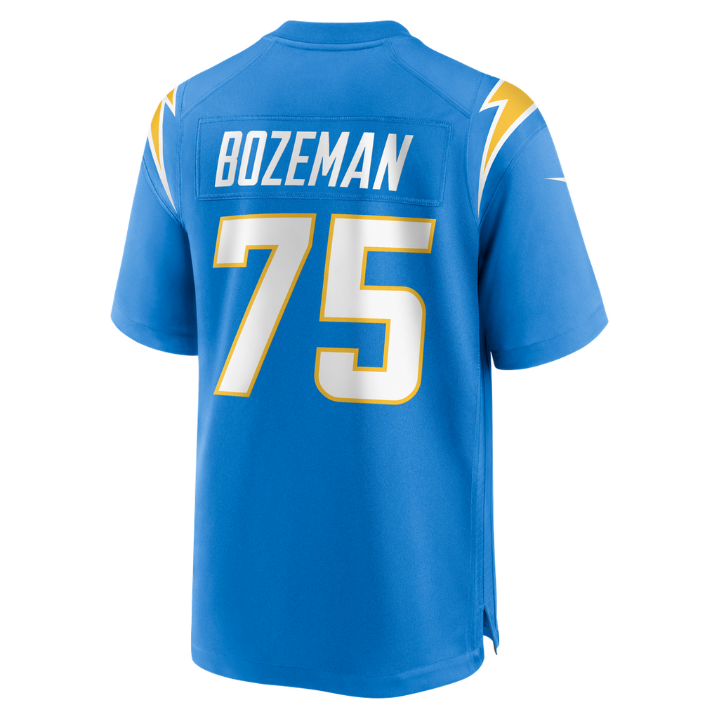 Los Angeles Chargers Bradley Bozeman Nike Powder Blue Game Jersey