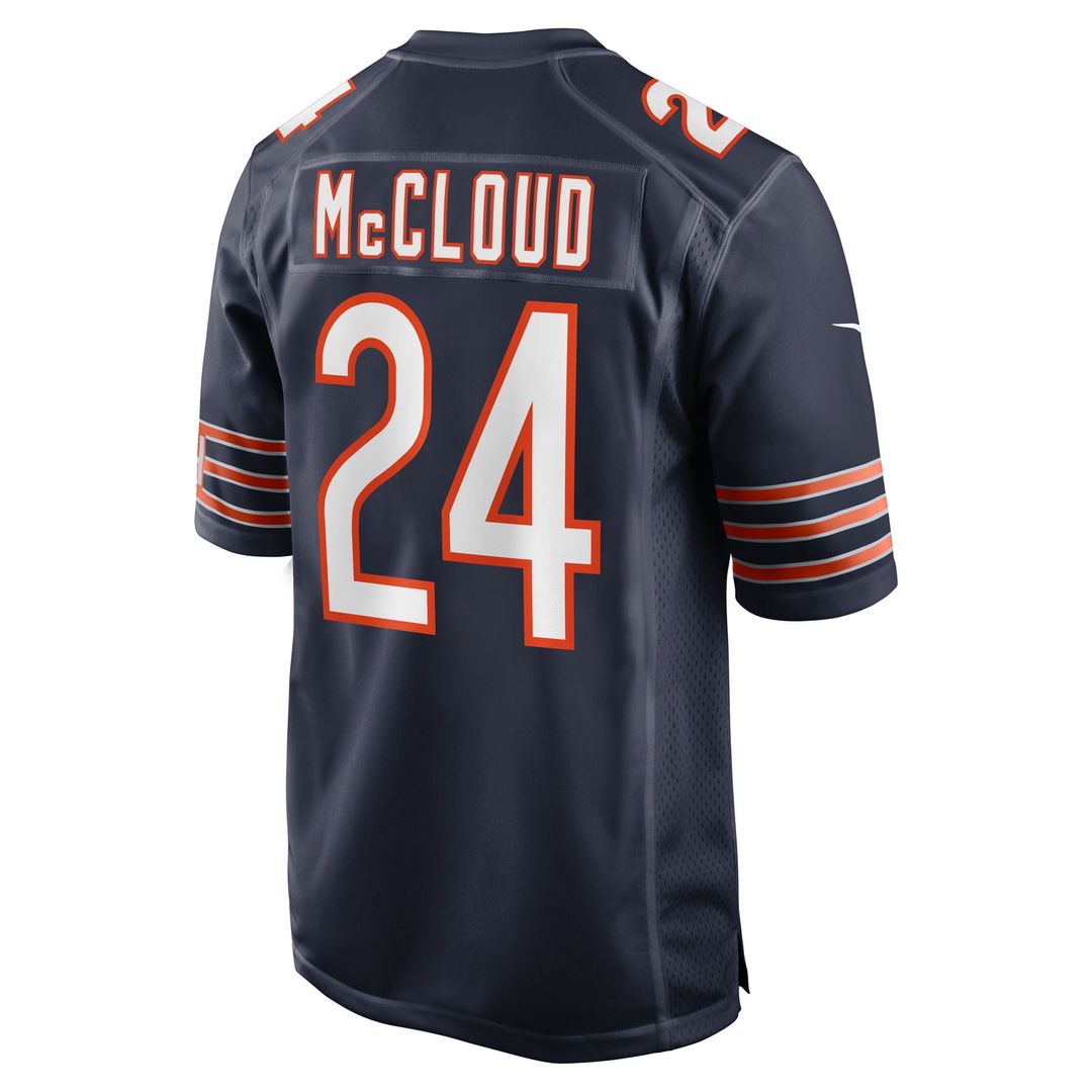Chicago Bears Nick McCloud Nike Navy Team Game Jersey
