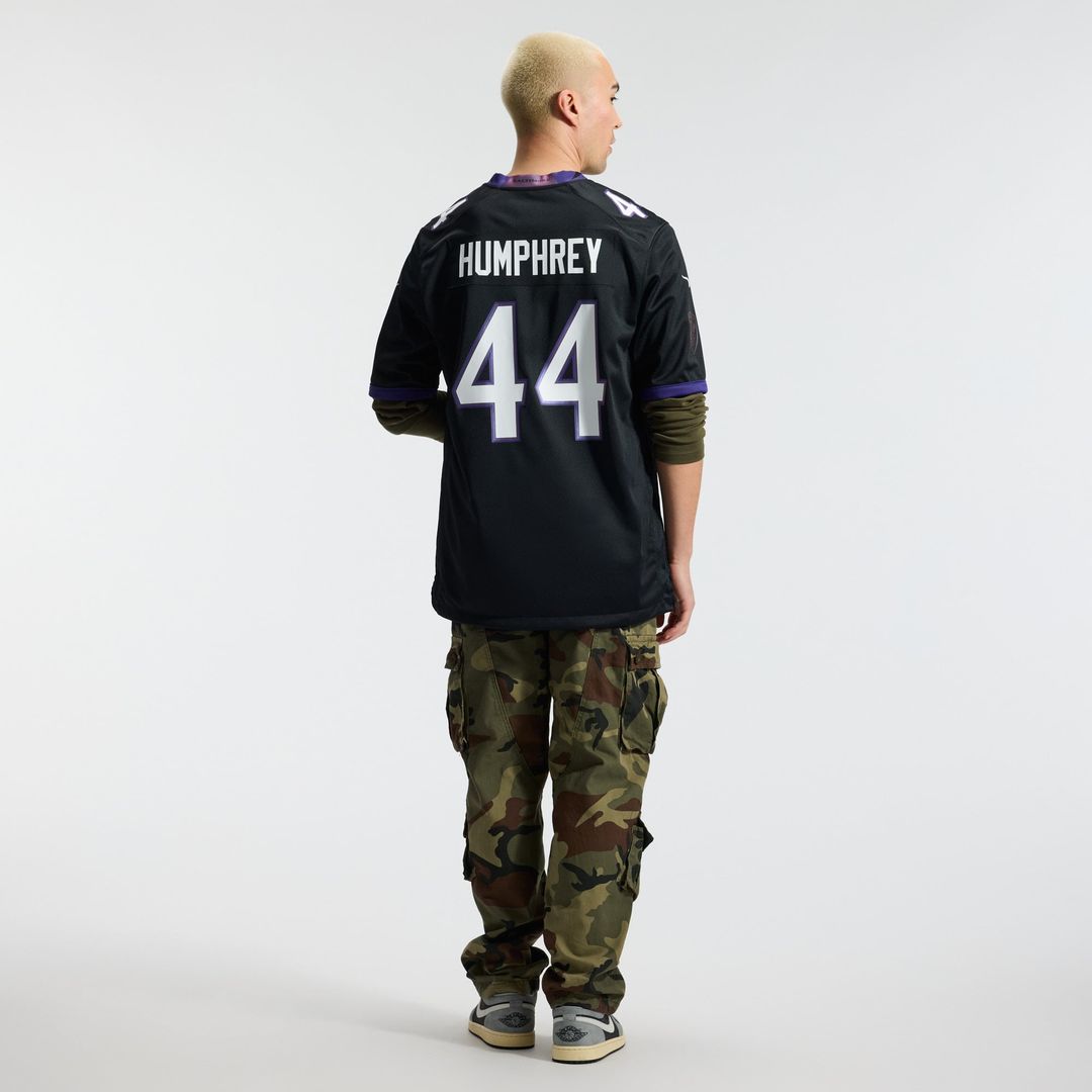 Baltimore Ravens Marlon Humphrey Nike Black Alternate Game Jersey