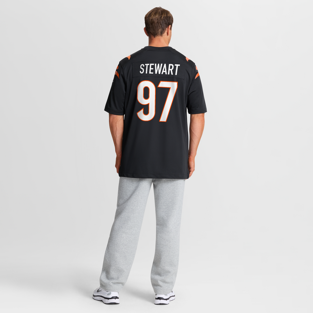Cincinnati Bengals Shemar Stewart Nike Black Team Game Jersey