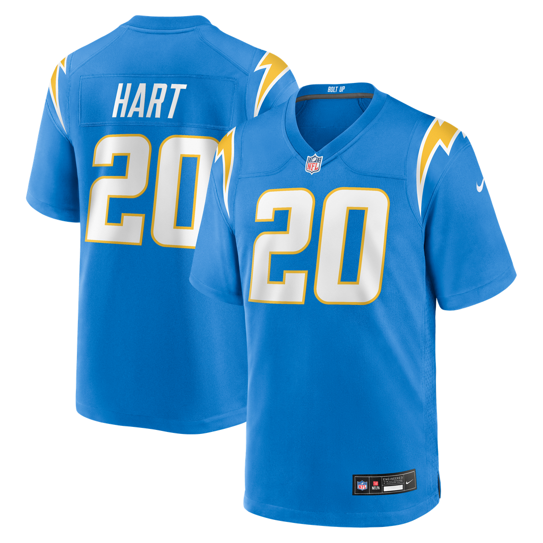 Los Angeles Chargers Cam Hart Nike Powder Blue Team Game Jersey