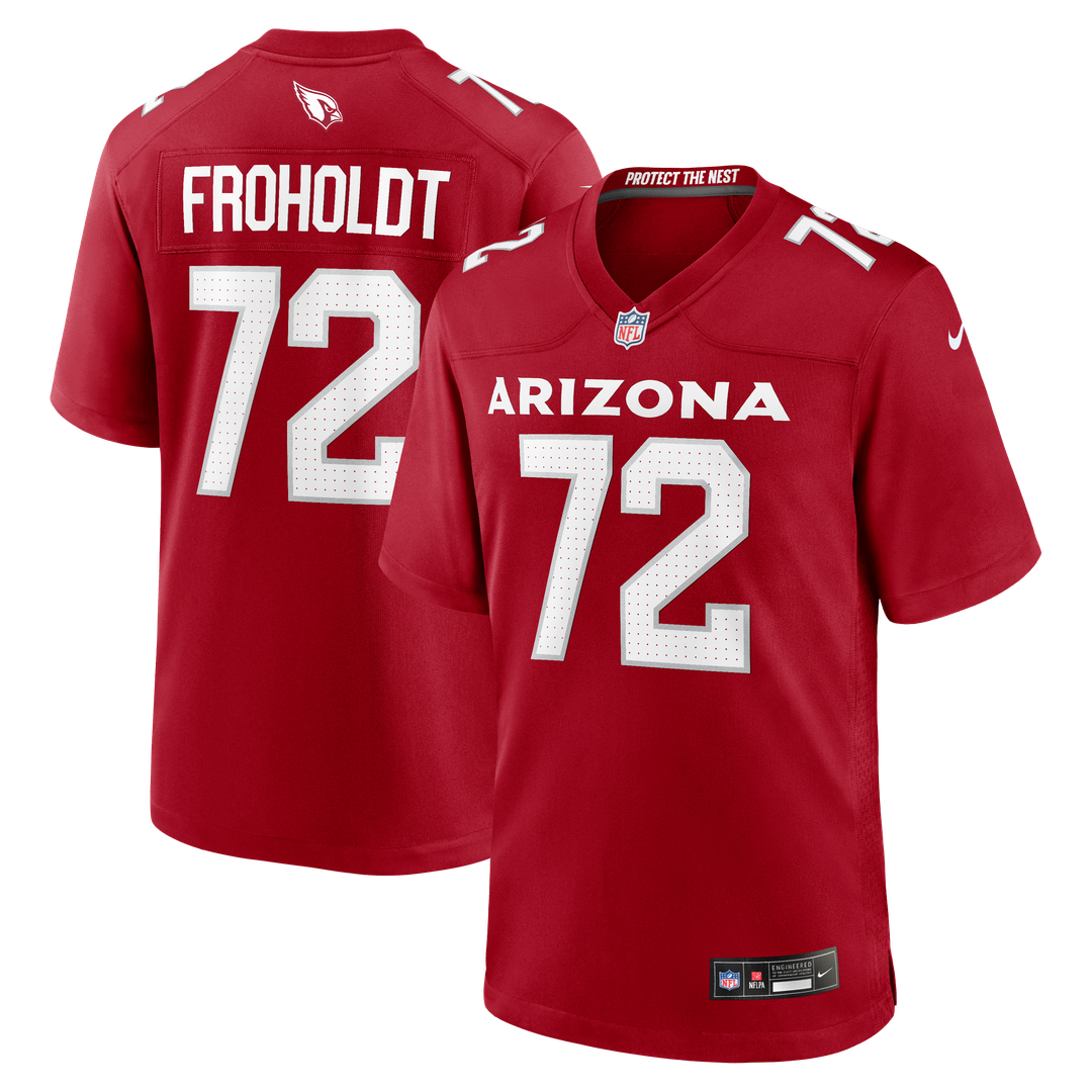 Arizona Cardinals Hjalte Froholdt Nike Cardinal Team Game Jersey