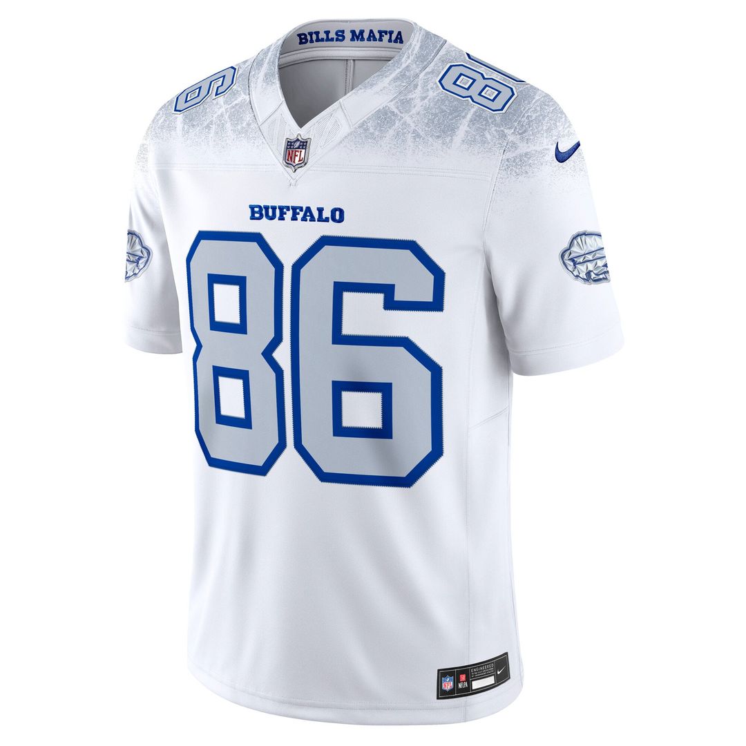 Buffalo Bills Dalton Kincaid Nike White Rivalries Collection Stitched Limited Jersey
