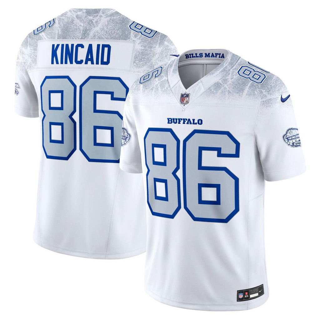 Buffalo Bills Dalton Kincaid Nike White Rivalries Collection Stitched Limited Jersey