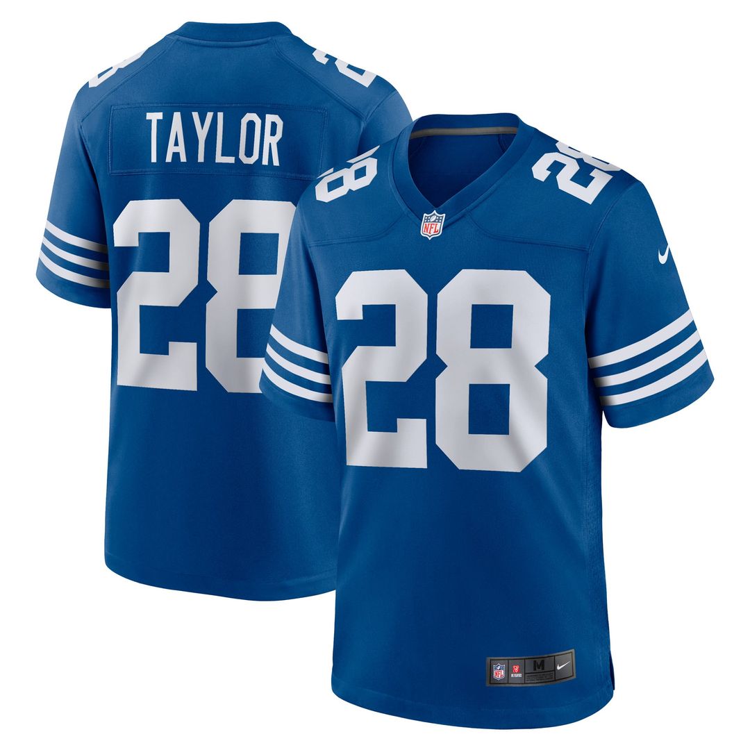 Indianapolis Colts Jonathan Taylor Nike White Player Game Jersey