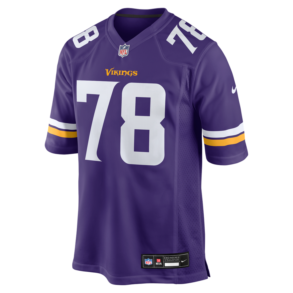 Minnesota Vikings Ryan Kelly Nike Purple Team Game Jersey