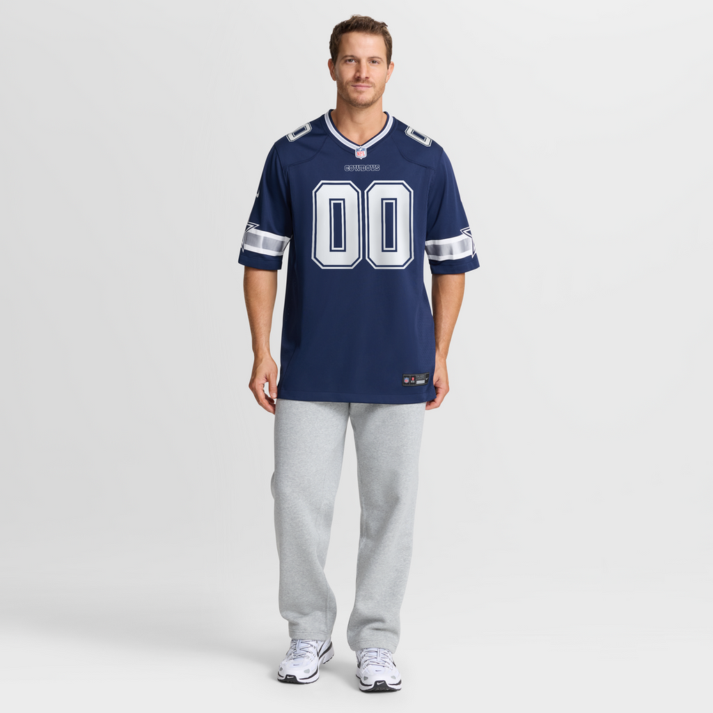Dallas Cowboys Nike White Custom Game Jersey