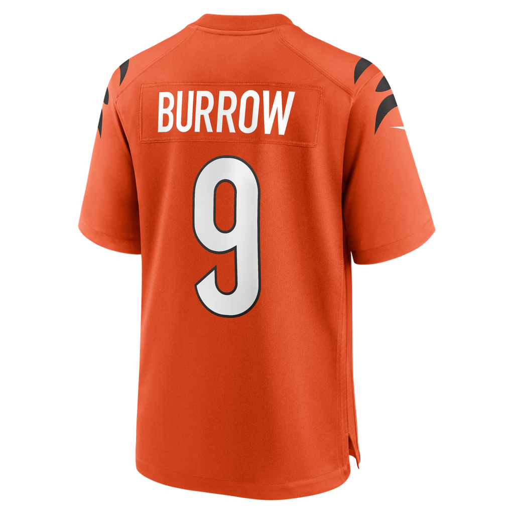 Cincinnati Bengals Joe Burrow Nike Orange Alternate Game Jersey