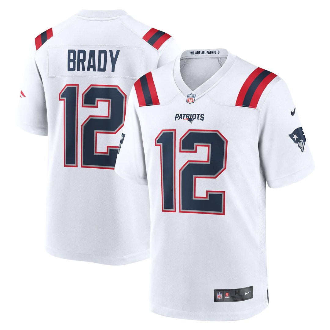 New England Patriots Tom Brady Nike Red Retired Player Alternate Game Jersey