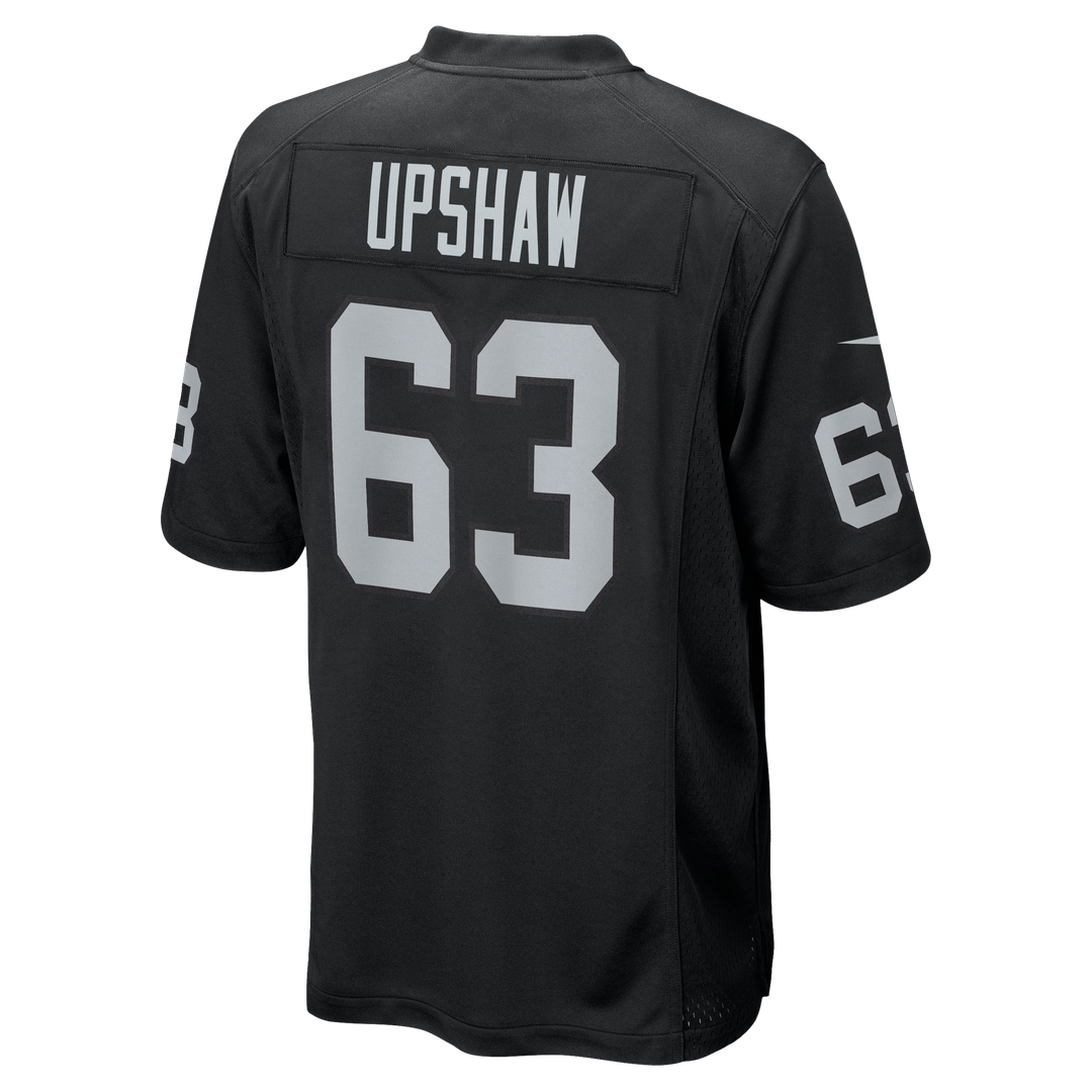 Las Vegas Raiders Gene Upshaw Nike Black Game Retired Player Jersey