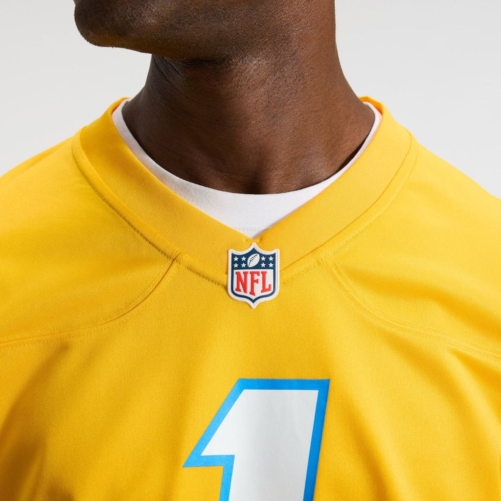 Los Angeles Chargers Quentin Johnston Nike Navy Alternate Super Chargers Game Player Jersey
