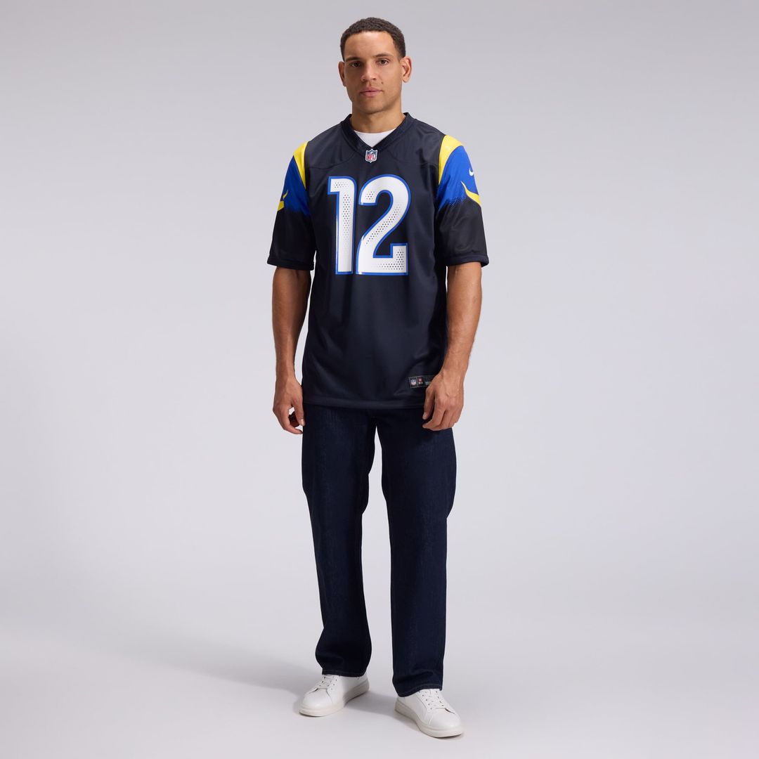 Los Angeles Rams Puka Nacua Nike Dark Blue Rivalries Collection Game Jersey