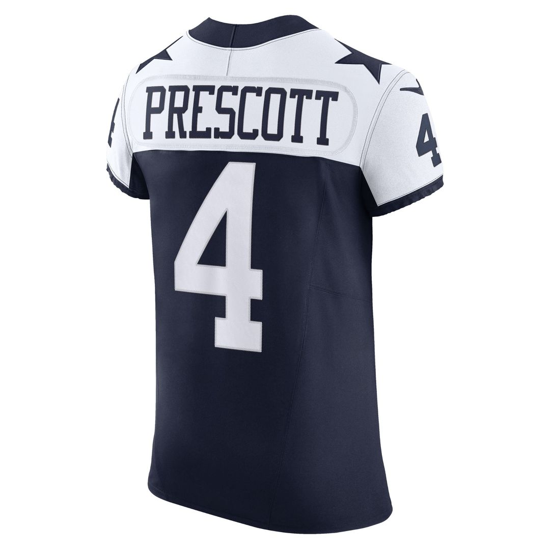Dallas Cowboys Dak Prescott Nike Navy Alternate Vapor F.U.S.E. Elite Jersey