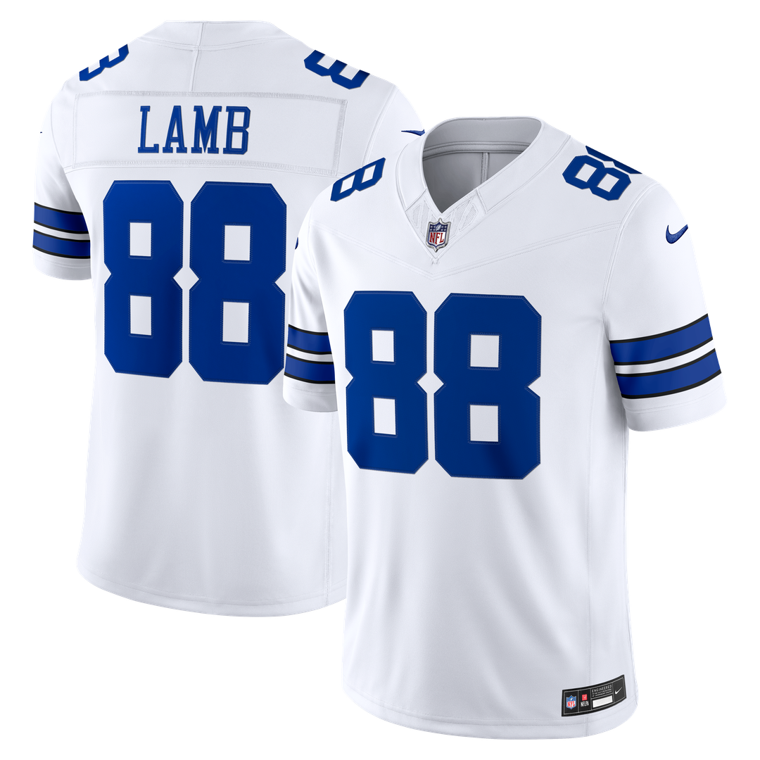 Dallas Cowboys CeeDee Lamb Nike Navy Alternate Vapor F.U.S.E. Stitched Limited Jersey