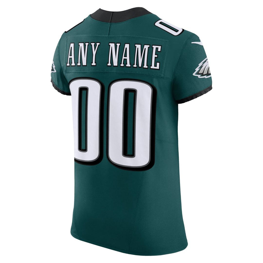 Philadelphia Eagles Nike Midnight Green Team Vapor F.U.S.E. Elite Custom Jersey