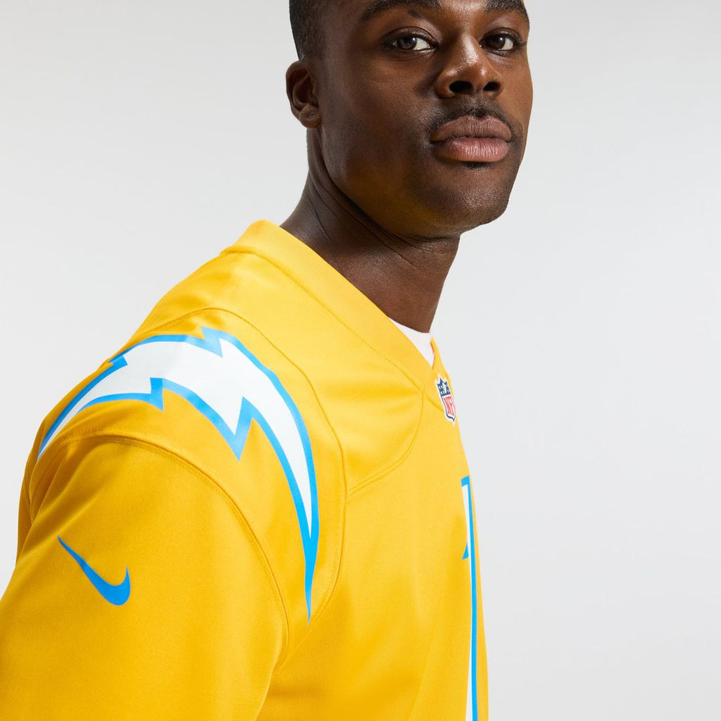 Los Angeles Chargers Quentin Johnston Nike Navy Alternate Super Chargers Game Player Jersey