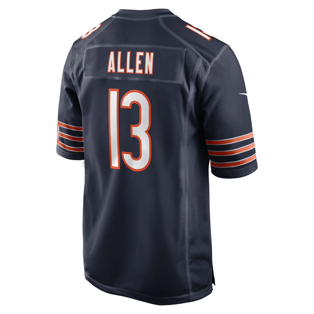 Chicago Bears Keenan Allen Nike Navy Team Game Jersey