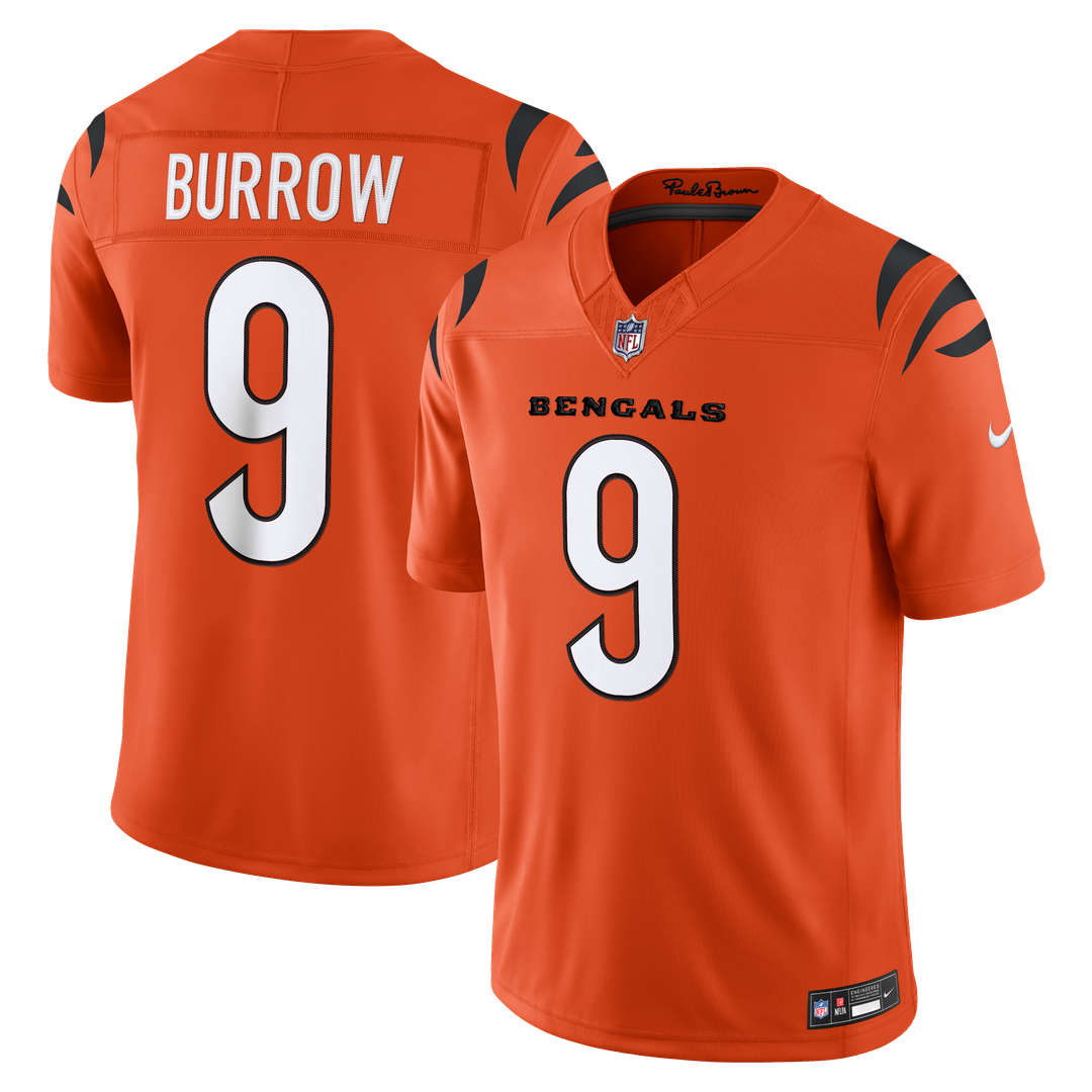 Cincinnati Bengals Joe Burrow Nike White Vapor F.U.S.E. Stitched Limited Jersey