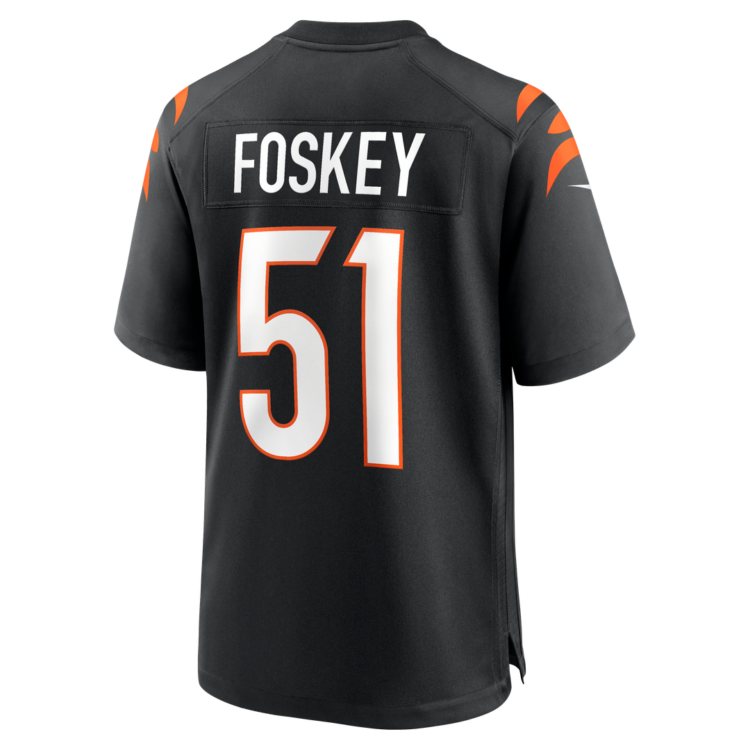 Cincinnati Bengals Isaiah Foskey Nike Black Team Game Jersey