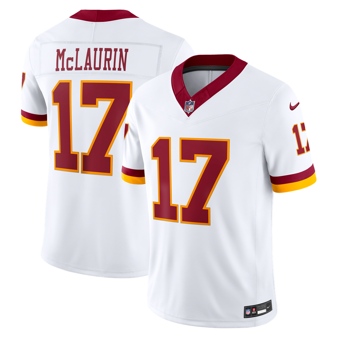Washington Commanders Terry McLaurin Nike White Vapor F.U.S.E. Stitched Limited Jersey