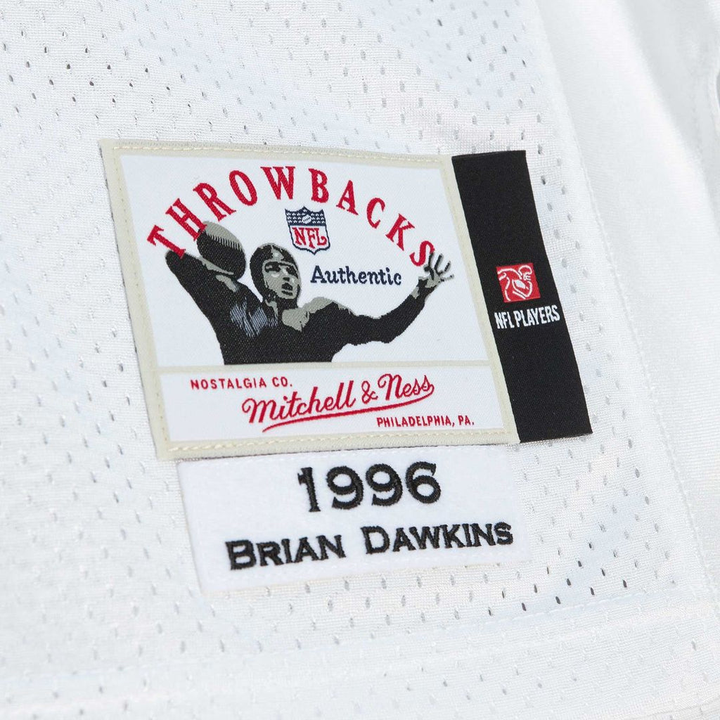 Philadelphia Eagles 1996 Brian Dawkins Mitchell & Ness White Authentic Throwback Retired Player Jersey