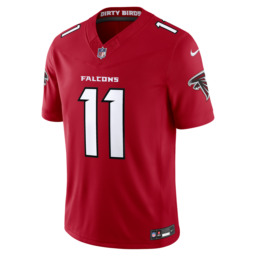 Atlanta Falcons Jalon Walker Nike Red Team Vapor F.U.S.E. Stitched Limited Jersey