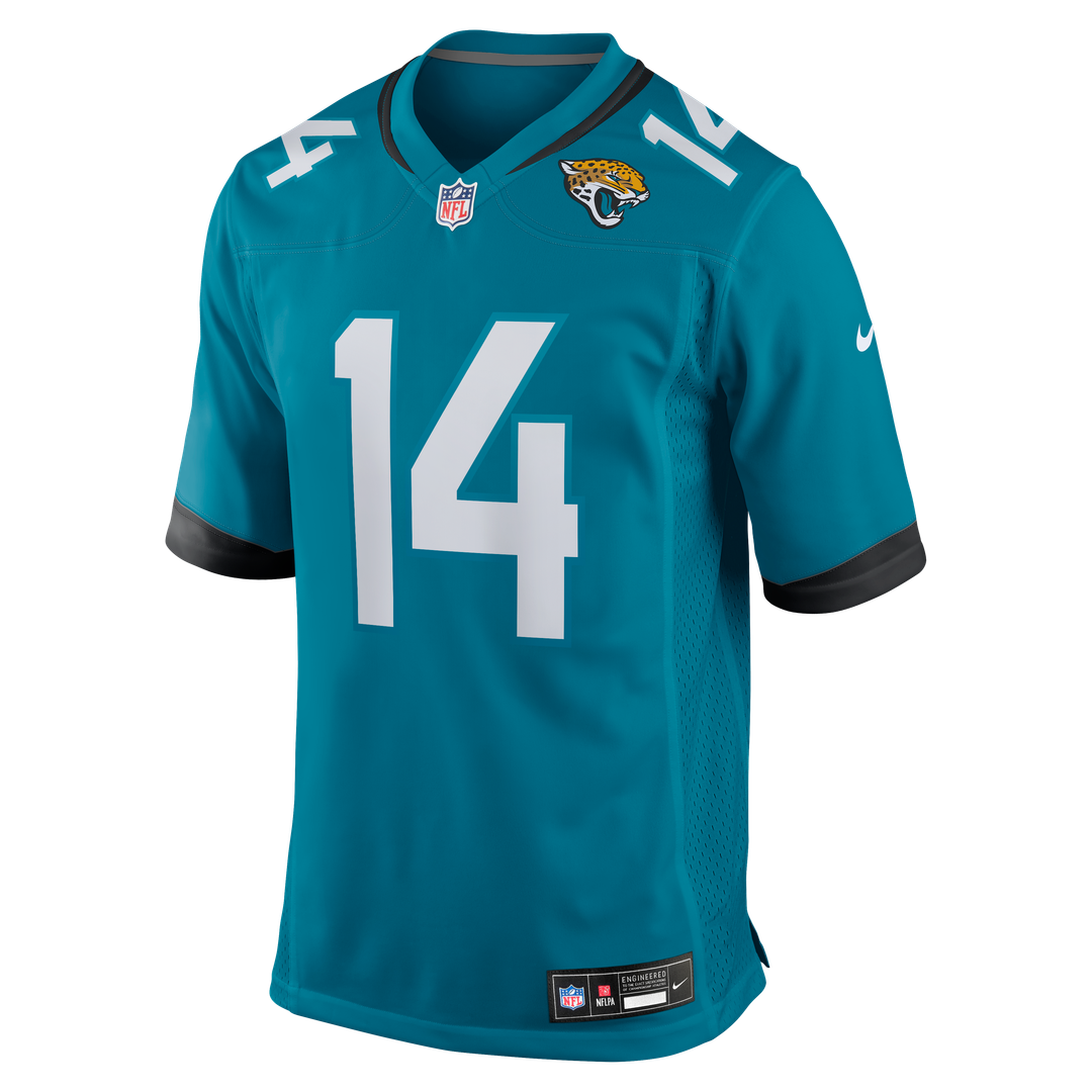 Jacksonville Jaguars Nick Mullens Nike Teal Team Game Jersey