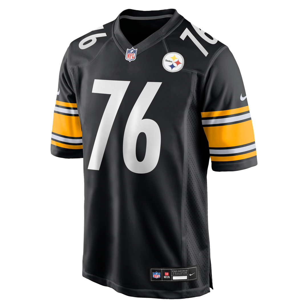 Pittsburgh Steelers Troy Fautanu Nike Black Player Game Jersey