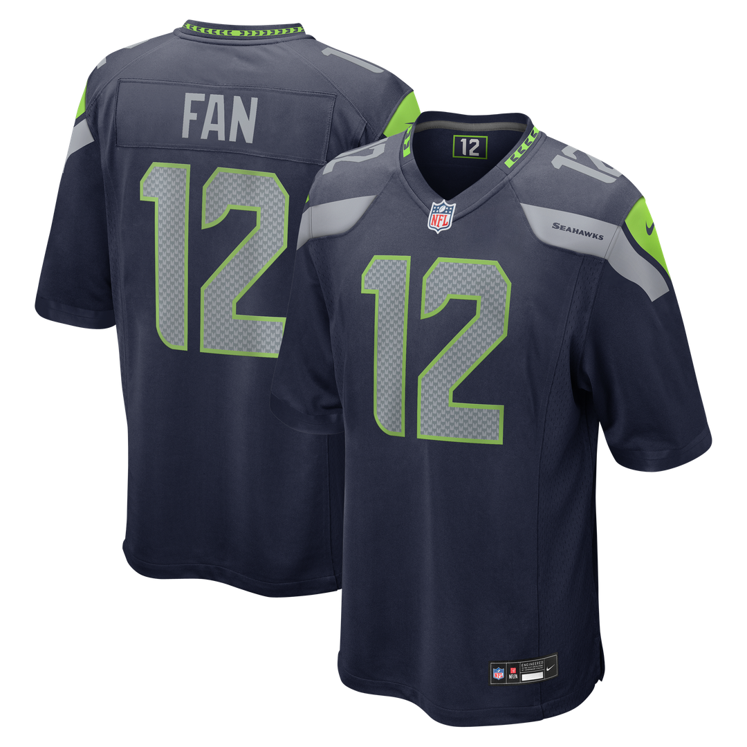 Seattle Seahawks 12s Nike White Game Jersey