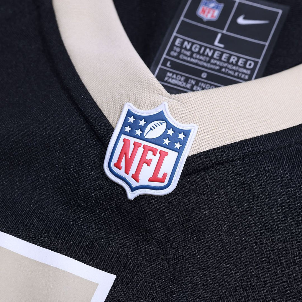 New Orleans Saints Archie Manning Nike Black Game Retired Player Jersey